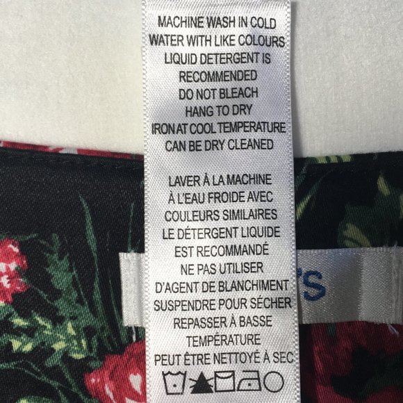 Ricki's Floral Ankle Pants - Black and Red - Picture 9 of 9